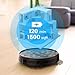 AIRROBO Robotic Vacuum Cleaner with 2800Pa Suction‌, Smart Navigation, 120-Min Runtime, APP & Remote Control‌, Anti-Collision & Anti-Drop, for Hard Floors & Carpets