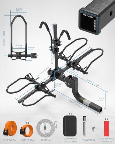 PAULINN 2-Bike Folding Ebike Rack