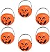 6 sztuk Halloween Dyni Wiadro Trick Lub Treść Cukierki Kosz Jack O Lantern Posiadacze Dla Dziewczyn Chłopcy Halloween Party Dostaw Kolor 2 GINOLEI ( Color : Picture 2 )