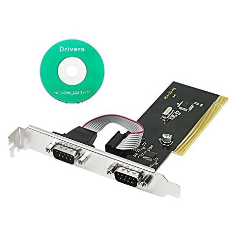 Tarjeta de expansión PCI a 2 puertos serie DB9 Cover
