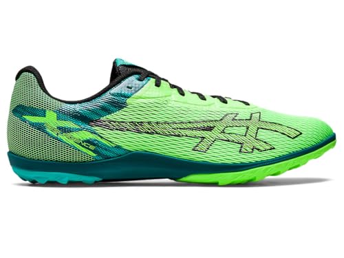 ASICS Unisex Resurgence XC Track & Field Shoes, 8M / 9.5W, Green Gecko/Black