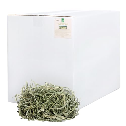 Image of Small Pet Select 1st Cutting Timothy Hay for Rabbits & Guinea Pigs, 40 lb | High Fiber Natural Hay, Grown in USA, Long Coarse Strands for Dental Wear, For Chinchillas, Hamsters, Bunnies & Small Pets