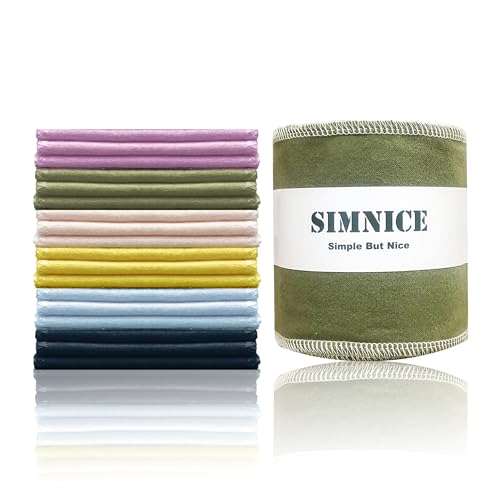 Papel higiênico reutilizável Simnice lavável - 30 pacotes de lenç...