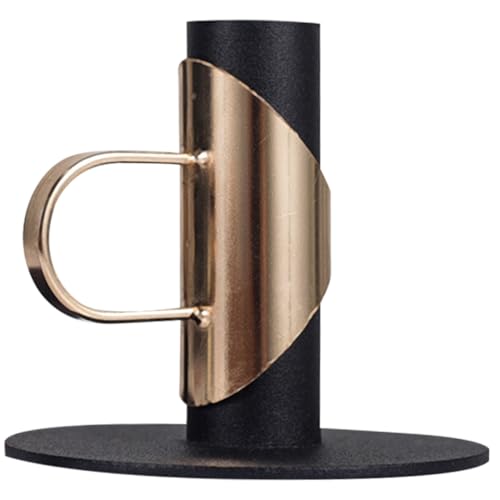 Cabilock 1pc Candlestick Retro Decor Umbrella Holder Indoor Creative Candle Holder Metal Pillar Candle Holder Taper Candle Holder Vintage Home Decor Desk Topper Ornaments Old Fashioned Iron