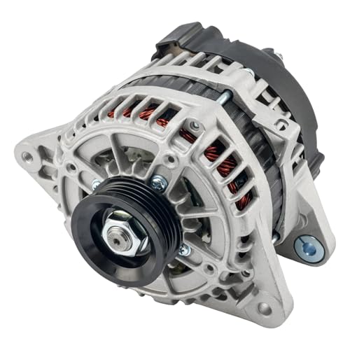 Image of KAX New Alternator Replacement for Hyundai Elantra 2001-2002 for Hyundai Accent 2000-2002 90 Amp,12V,CW,S4 Groove Pulley,Replace for 13839N