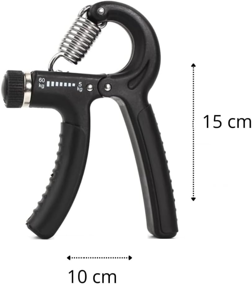 Hand Grip Ajustável Premium 60KG - Exercitador de Mãos, Punhos e Antebraços para Fisioterapia, Musculação, Reabilitação, Crossfit, Fortalecimento, Alivio do Estresse e Terapia Ocupacional Hand Grip Ajustável Premium 60KG - Exercitador de Mãos, Punhos e Antebraços para Fisioterapia, Musculação, Reabilitação, Crossfit, Fortalecimento, Alivio do Estresse e Terapia Ocupacional
