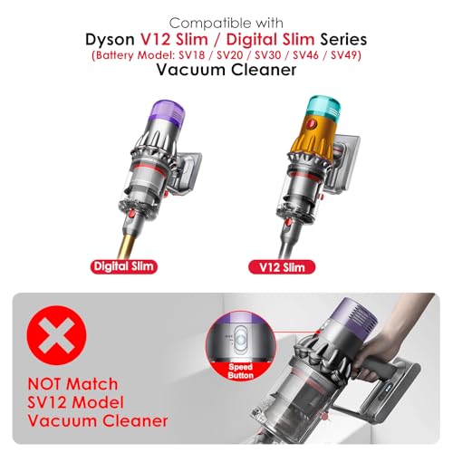 Image of Dust Bin Fixed Sealing Ring Compatible with Dyson V12 SV18 SV20 Detect Slim /Digital Slim Vacuum Cleaner Canister Replacement Parts, Compatible with Dyson Bin Part No. 965272-01