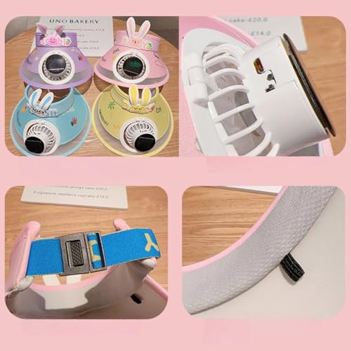 Solar Fan Hat for Kids4