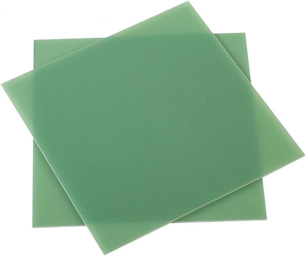 FR4 Fiberglass Sheet, 1pcs 0.2mm Thick Light-Green Epoxy Plate 3240 Epoxy Resin Board FR-4 Glass Fibre 3D Printer(100mmx600mm)