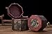 THY COLLECTIBLES Vintage Style Embossed Flower Pattern Wooden Octagon Jewelry Treasure Box Storage Organizer Trinket Keepsake Chest Set of 2
