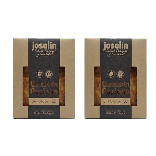 Joselín Quesada Pasiega, Envasada al Vacío en Bandeja de Aluminio (500 g (Paquete de 2), Sin Gluten)