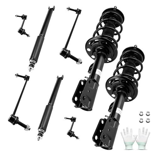 Image of PHILTOP Front /Rear Struts Shock Absorbers Sway Bars End Links for Explorer | Amortiguadores Delanteros y Traseros,Replace OE 272729,272730,for 2013-2019 Explorer 3.5L /3.5T AWD