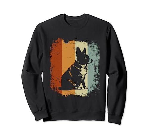 Retro Vintage Design Pembroke Welsh Corgi Dog Sweatshirt