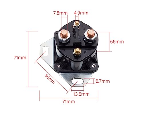 Relais solénoïde de démarreur en métal robuste 12V DC 150A auto