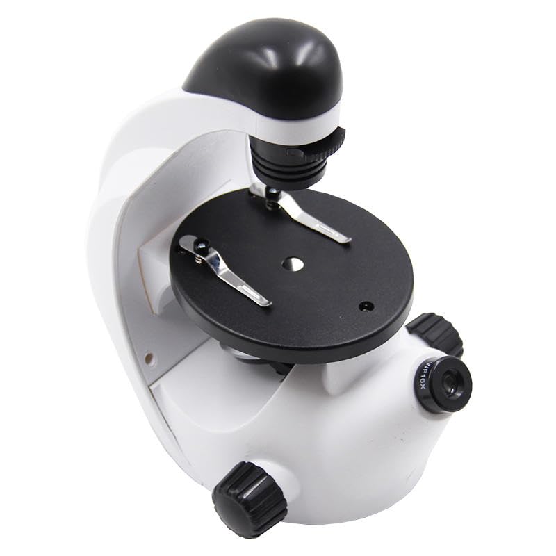 Triple 4x 10x 20x Coarse 40x-320x Focusing Home School Science Educational Student Mini Inverted Microscope O11 19