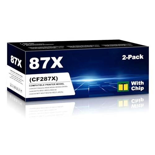 Cartouche de toner 87X CF287X noire compatible HP LaserJet Pro M501dn et M506