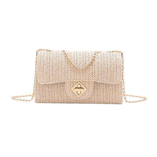 Summer Straw Crossbody Bags for Women Purses and Handbags Shoulder Woven Beach Bag