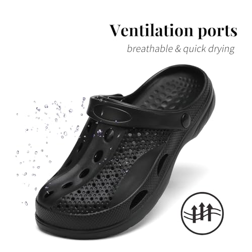 Image of SOSOWHLTE Men's Women's Arch Support Clogs,Unisex Garden Shoes Comfortable Slip-on Outdoor Sandals Slippers for Beach Casual