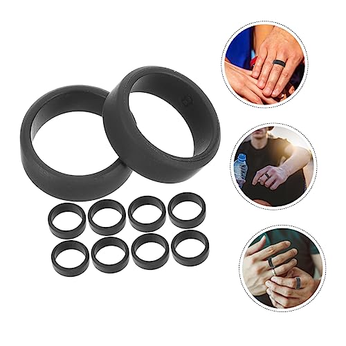 10 piezas de anillos de silicona flexibles para ejercicio miniatura 6