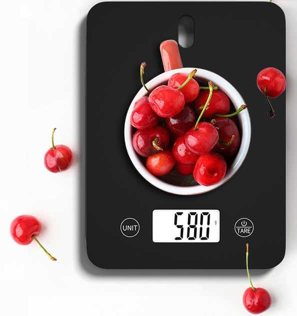 Escala de Alimentos. 11.0 lbs11LB BÁSCULA Digital para ALIMENTOS. CALCULADOR NUTRICIONAL PRECISO para EL CUIDADO DE SU DIETA Y SALUD. Ideal para