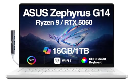 ASUS ROG Zephyrus G14 AI Gaming Laptop 14.0' ROG Nebula...