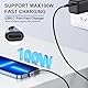 LUIRSAY USB C Winkelstecker 90 Grad, 3PCS USB C Winkelstecker 40Gbps, PD100W und 8K@60Hz, USB C 90 Grad Adapter für iPhone16/15, MacBook Pro, iPad Pro,Tablet, Sumsung Phone und andere Typ C Geräte