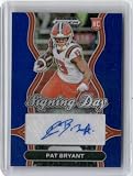 2025 Panini Prizm Draft Picks #SD-PBT Pat Bryant Signing Day Blue #/75 Football Card