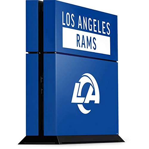 Skinit Decal Gaming Skin Compatible with PS4 Console - Officially Licensed NFL Los Angeles Rams Blue Performance Series Design