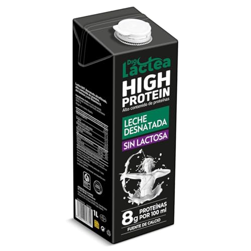 Leche desnatada sin lactosa alta en proteínas Dia Láctea 1 L