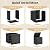 Fancyango 31 Gallon Outdoor Deck Box Waterproof, Storage Box for Patio, Resin Storage Bench Lockable for Garden Tools, Package Delivery, Black