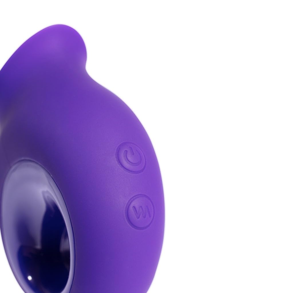 Platanomelón - Vibrador Clitorial con Textura Ultrasedosa, 6 Patrones de Movimiento y 3 Intensidades de Vibración, Sumergible y Recargable - Coco