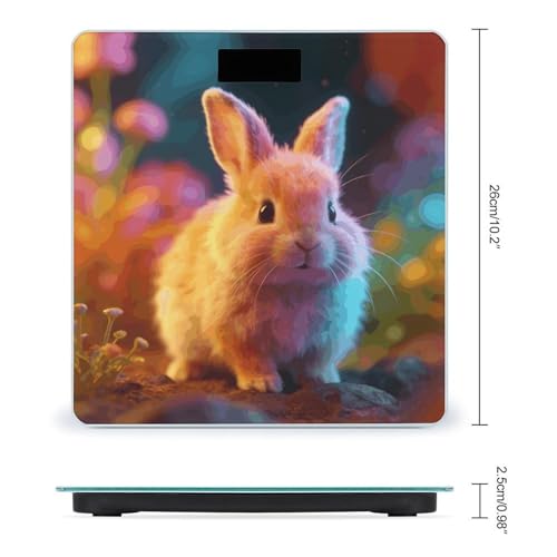 Báscula digital corporal Lovely Animal 180 kg con pantalla LCD miniatura 2