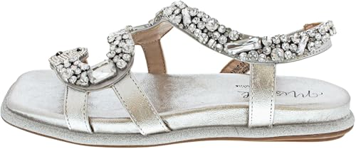 Laura Vita Sandalias para mujer MAXINE04 de la talla 39 en color ARGENT