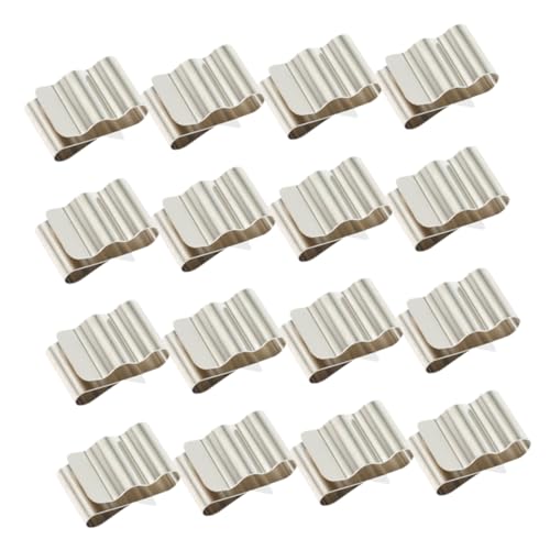 30pcs Photovoltaic Clamp Wire Boat Cable Clips Cable Clamps Lowboy Trailer Clips Photovoltaic Cable Clamp Trailer Frame Cable Clips Solar Cable Clip Stainless Steel Silver IWOWHERO