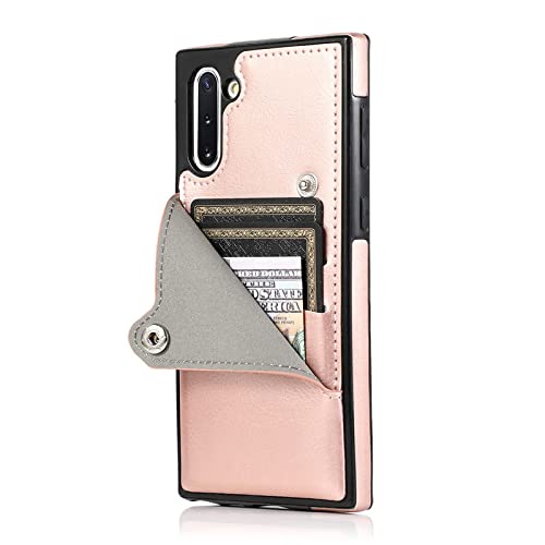 Housse en cuir Galaxy S20 FE chic et robuste finition or rose - 2