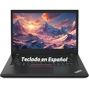 Lenovo ThinkPad T480 Business Laptop, 14 Pulgadas FHD (1920×1080), Intel i5-8350U hasta 3.6 GHz, 16GB RAM, 512GB SSD, Teclado en Español, Bluetooth, Windows 10 Pro (reacondicionado)