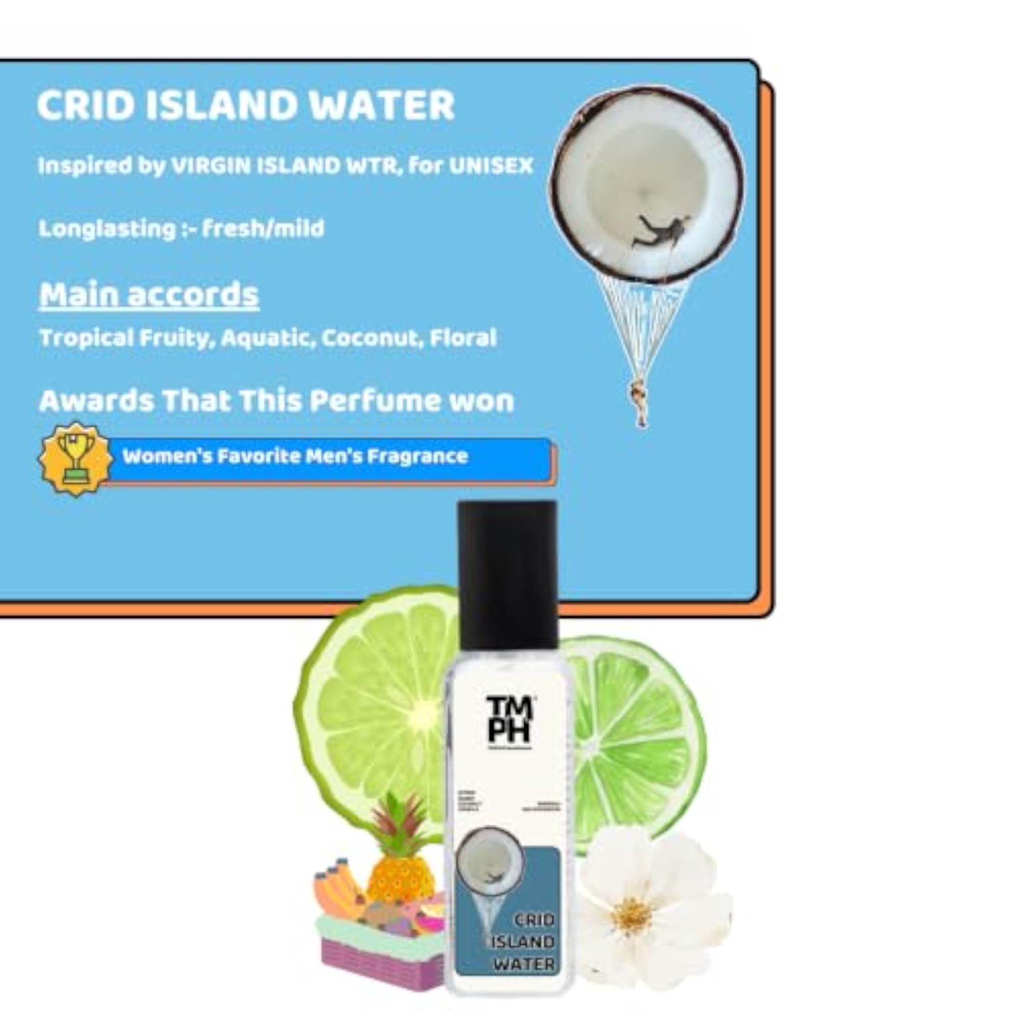 Crid Island Water EDP Unisex, 50ml