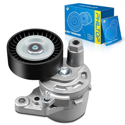 PHILTOP Belt Tensioner Assembly with Pulley Compatible with Nissan Altima 2013-2018 2.5L, Rogue 2017-2019 2.5L, Rogue 2014-2016 2020, OE# 49844,39358,999607A,999607,119553TA9D