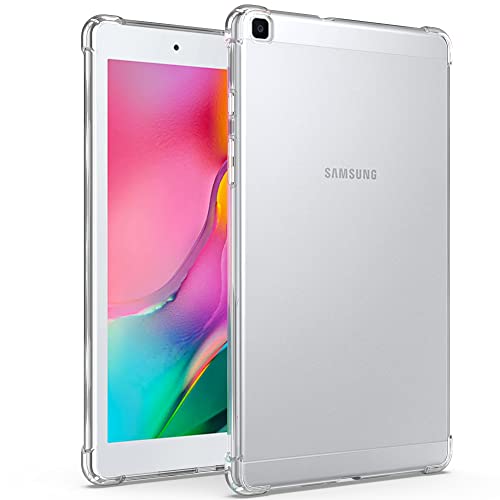 Case for Samsung Galaxy Tab A 8.0 (SM-T290/T295), Slim Light Soft TPU Side Corner Protective Cover Case, Clear