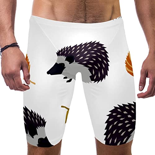 Pantalones cortos de natación HUI JIN SHOP con erizos, ideales para tus vacaciones de verano