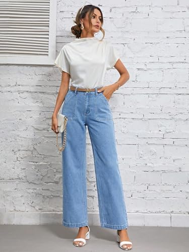 Image of KOTTY Women High Rise Straight Jeans
