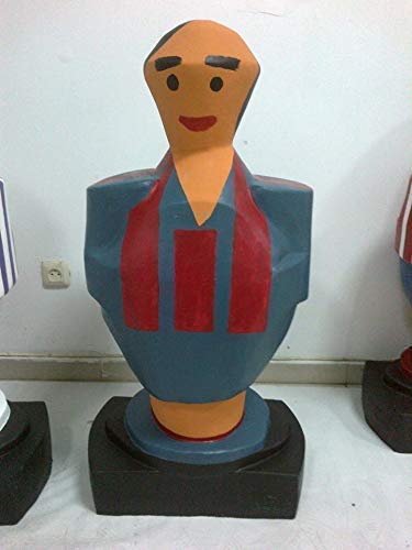 Escultura Futbol club Barcelona barsa. mas de un metro de altura muñeco futbolin gigante