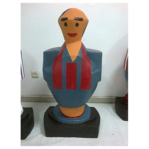 Escultura Futbol club Barcelona barsa. mas de un metro de altura muñeco futbolin gigante