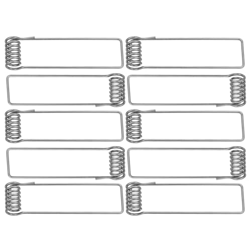 LIFKICH Accesorios de Clips de Resorte para Lámparas Empotradas 10 Piezas Diámetro Exterior 8 MM Cable 12 MM para Instalación en Focos Empotrables y Luminarias de Techo