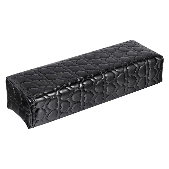 URBAN BOX Hand Rest Nail Pillow for Nails, Washable PU Leather Nail Armrest Detachable Manicure Hand Pillow Cushion Nail Art Accessories Tool for Nails Tech (Square Shape) (Black)-image-33