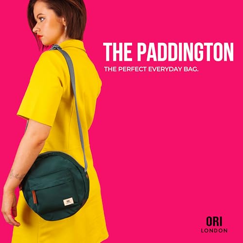 ORI LONDON Crossbody Bag - Nylon Small Crossbody Bags for Women & Men with Chunky Zippers - The Paddington3