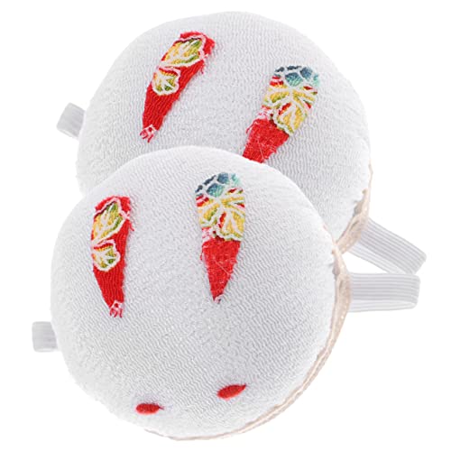 LIFKOME 2Pcs Convenient Wrist Pin Cushion Wear Resistant Pin Holder for DIY Handcrafts Compact Sewing Tool for Easy Needle Access and Storage for Cross Stitch Projects