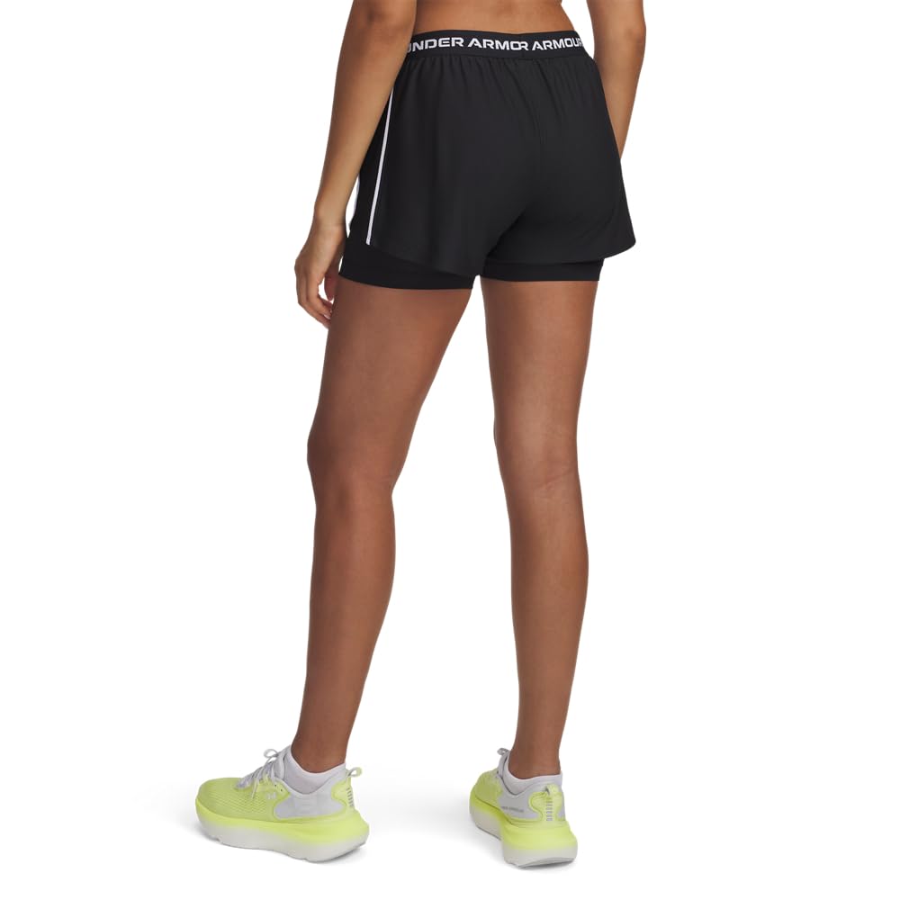 Under Armour Tech Play UP 2IN1 Shorts 0001 - Black Small