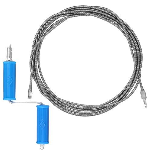 Desatascador de tuberías para baño y cocina Gadpiparty con muelle flexible 5m 2