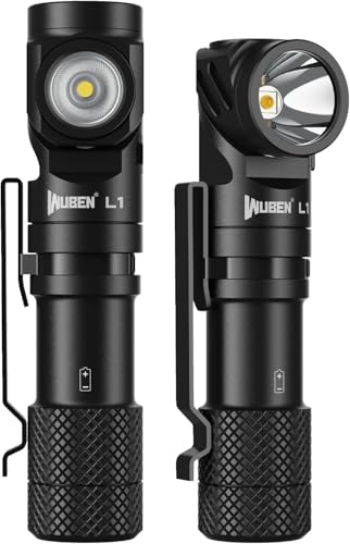 Image of WUBEN L1 Rechargeable Flashlight High Lumens, 2000 Lumen Bright Tactical Flashlight, Dual Light Sources Pocket Flashlight, IP68 Waterproof Magnetic Camping Flashlight for Home Outdoors Emergency (P9)
